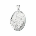 Sterling Silver Oval Locket